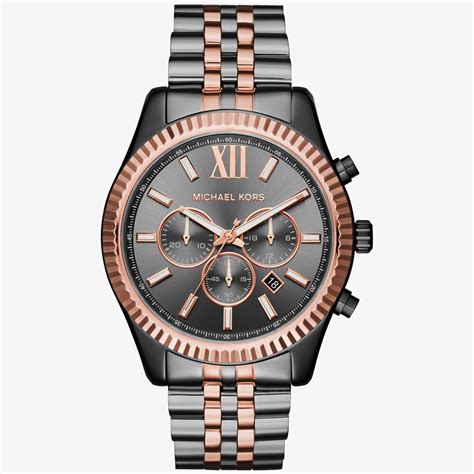 michael kors men's lexington chronograph watch